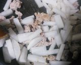 大根と豚肉のさっぱり炒め作り方3写真