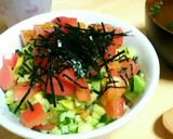 秘密のトマト納豆アボカド丼♡作り方1写真