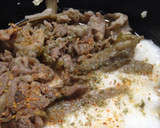 豚とごぼうの甘辛煮とろろ丼作り方9写真