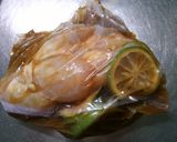 簡単！ステーキ♪ 鶏もも肉の かぼす焼き作り方1写真