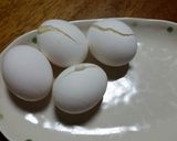 半熟卵の揚げ浸し作り方1写真