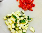 味噌マヨがミソ‼︎ズッキーニそぼろ作り方1写真