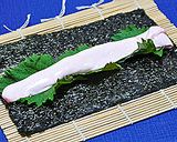 鮭の白子 ☆ 香り海苔巻き揚げ作り方3写真