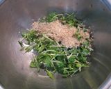 豆苗のピーナッツサラダ作り方5写真