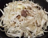 もやしときのこのアンチョビバター蒸し作り方2写真