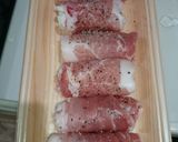 甘辛豚肉の長芋巻き♡豆乳マスタードソース作り方4写真
