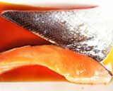 ほんのり甘い～鮭みりん漬け作り方1写真