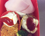 炊き込み残ったら( ^-^)ハムおにぎり作り方6写真