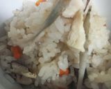 竹の子天ぷらの炊き込みおにぎり作り方1写真