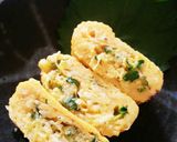 バター風味～貝割れ・しらすの玉子焼き作り方6写真