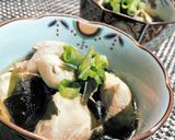 鮭の白子とワカメのさっぱりめんつゆ煮♪作り方5写真