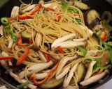 ナスしめじベーコンdeワンポットパスタ作り方5写真