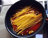 フライパン一つ★ナスのトマトソースパスタ作り方3写真