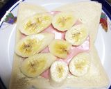 簡単!バナナホットサンド♡作り方2写真
