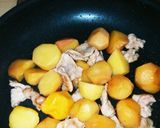 じゃがいもと豚肉のローズマリー炒め作り方3写真