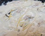 味噌ミルクソース煮・ワンポットパスタ作り方3写真