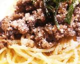 きのこと茄子の味噌ミートソース作り方5写真