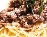 きのこと茄子の味噌ミートソース作り方5写真