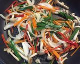 白身魚の野菜たっぷりフワサクソース焼き作り方3写真