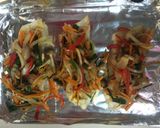 白身魚の野菜たっぷりフワサクソース焼き作り方4写真