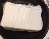 ☆レンチン豆腐にオイスターキノコソース作り方1写真