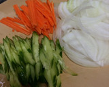 切干し大根と千切り野菜のゴマ酢和え作り方2写真