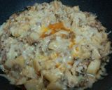 フライパンで挽肉とジャガイモのチーズ焼き作り方6写真