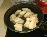 簡単✨豚肉とミニトマトのスープ~作り方2写真