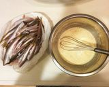 小カマス（白身魚）フリッター作り方1写真