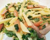 ＊小麦粉で！空芯菜のじゃがのみ焼き＊作り方3写真
