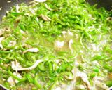 ピーマンと舞茸のオイルソーススパゲティ♪作り方8写真