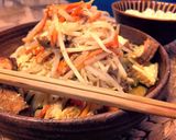 厚揚げともやしの甘辛味噌炒め作り方4写真