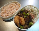獅子唐と舞茸*昆布つゆ炒め作り方4写真
