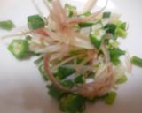 オクラとみょうが　ご飯の友に　超簡単　作り方2写真