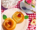 ピンクのジャムで♡簡単ローズロール作り方8写真