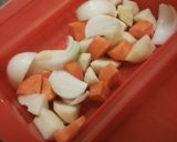 鶏ささみとコロコロ野菜のサラダ作り方1写真