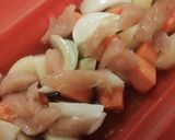 鶏ささみとコロコロ野菜のサラダ作り方3写真