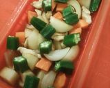 鶏ささみとコロコロ野菜のサラダ作り方4写真