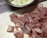いり豆と鶏のトマト煮作り方1写真