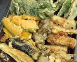 夏野菜で天丼☆香味つゆをかけて☆作り方3写真