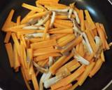 簡単、人参とちくわのアンチョビカレー炒め作り方10写真