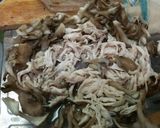 鶏肉とマイタケのパスタ作り方4写真