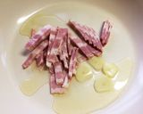 シャキッとコクうまっ♡蓮根のベーコン炒め作り方2写真