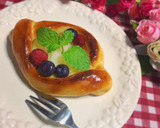 簡単♡梨とクリームチーズのパン作り方5写真