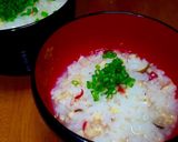 貝の旨味たっぷりの☆北寄貝のお粥☆作り方6写真