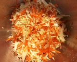 [学校給食]あまからチキンサンド用サラダ作り方3写真