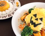 ★ハロウィン　ふわふわオムライス★作り方13写真