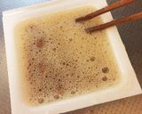 柚子胡椒と卵のノンオイル手抜き納豆パスタ作り方1写真
