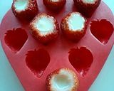 おうちで手作り♪一粒苺ミルクアイス作り方3写真