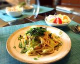 絶品☆しじみのパスタ♡かぼす風味作り方3写真